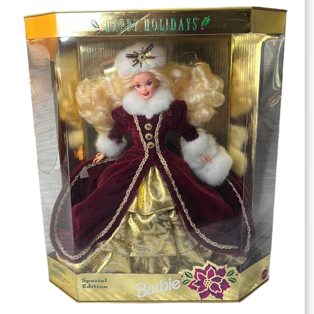 HAPPY HOLIDAYS 1996 VINTAGE BARBIR SPECIAL EDITION COLLECTABLE DOLL